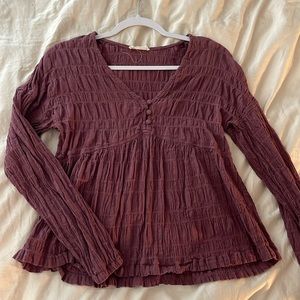 Plum blouse